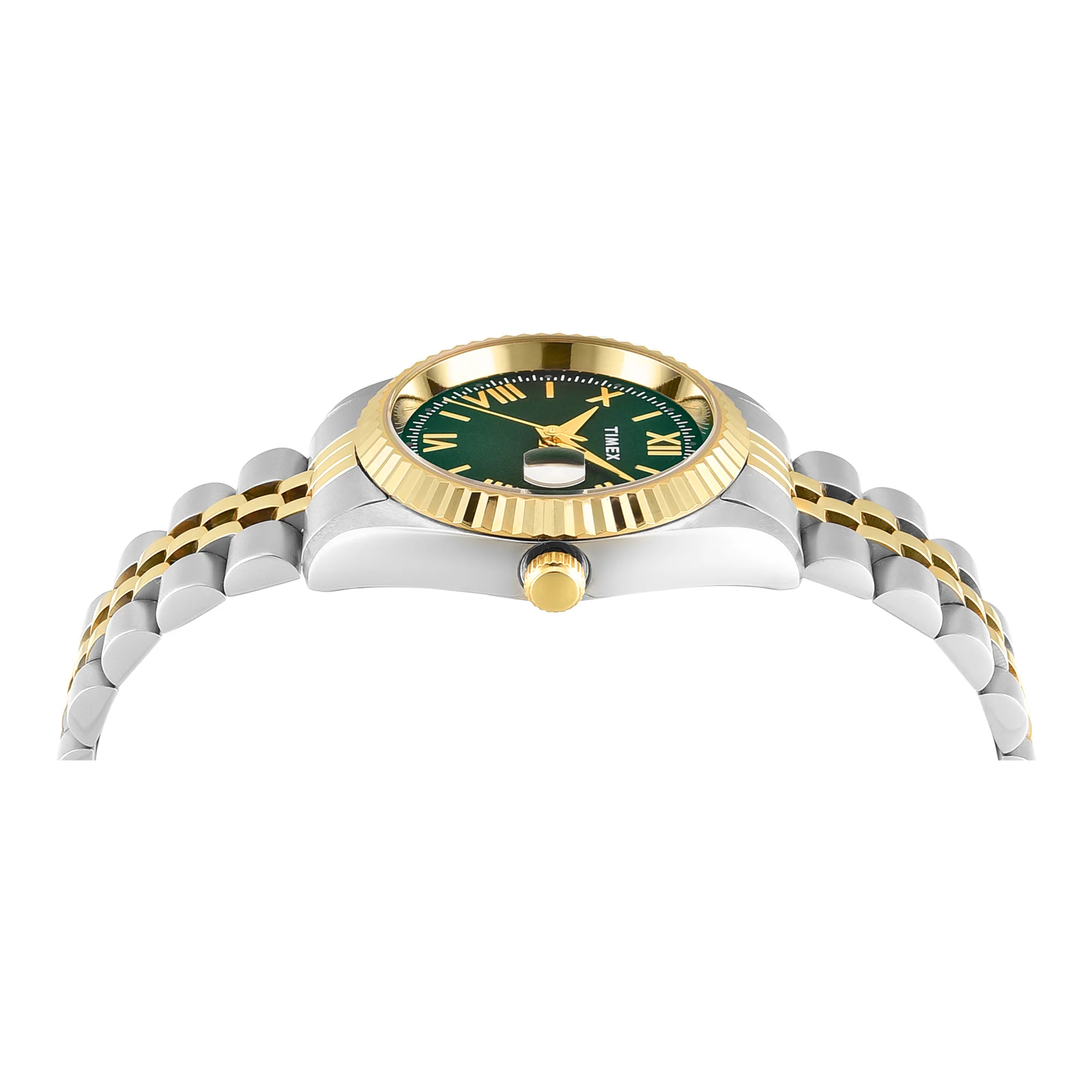 Timex Round 31mm Green Dial Analog Women Watch - TWEL222SMU08 - Image 4