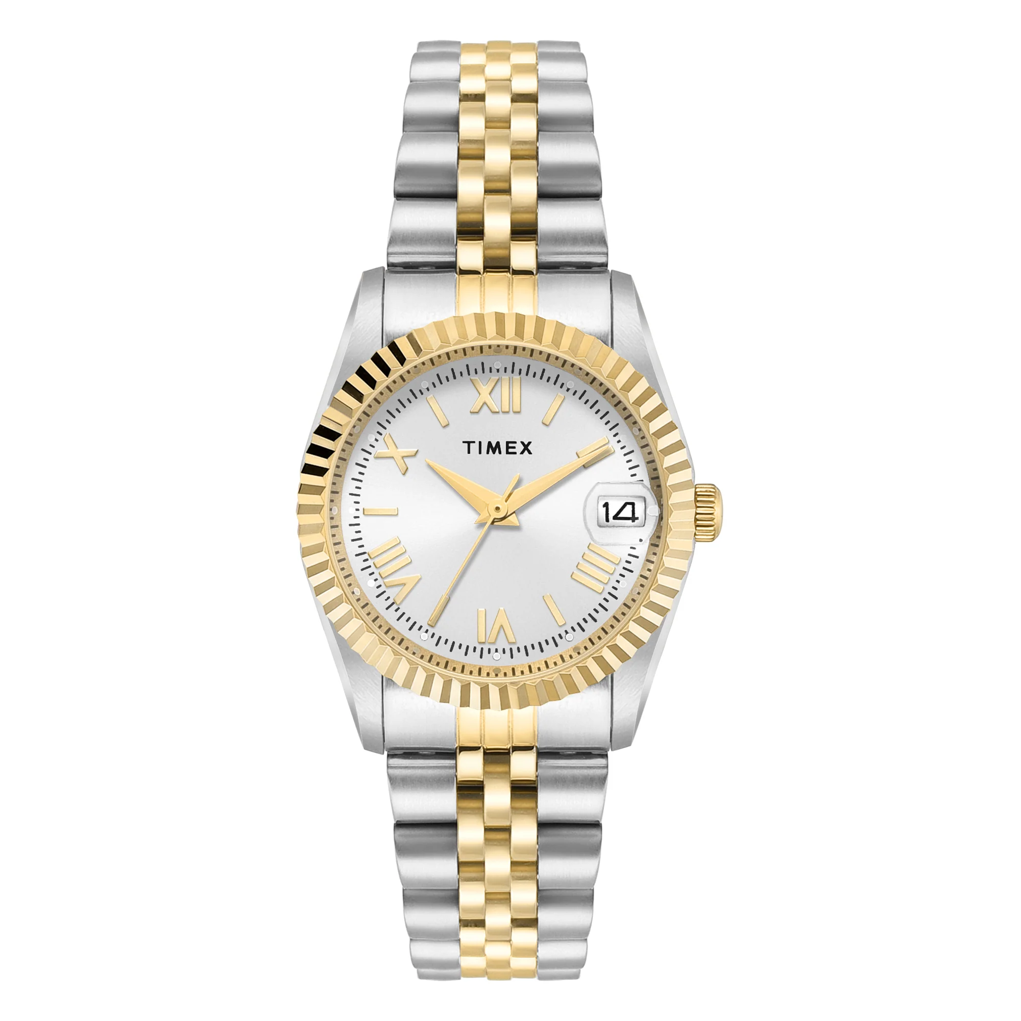 Timex Round 31mm Silver Dial Analog Women Watch - TWEL222SMU07