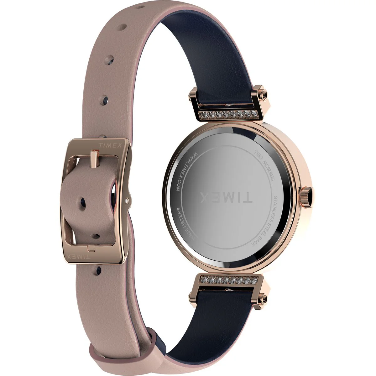 Timex Round 31mm Silver-Tone Dial Analog Women Watch - TW2W96300JQ - Image 5