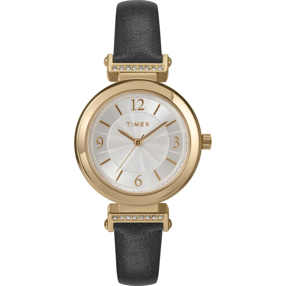 Timex Round 31mm Silver-Tone Dial Analog Women Watch - TW2W96400JQ