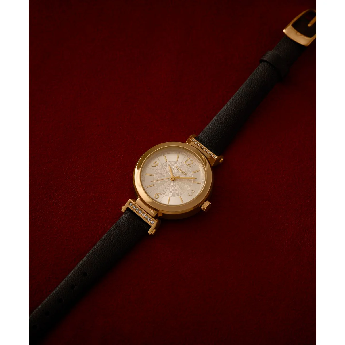 Timex Round 31mm Silver-Tone Dial Analog Women Watch - TW2W96400JQ - Image 6