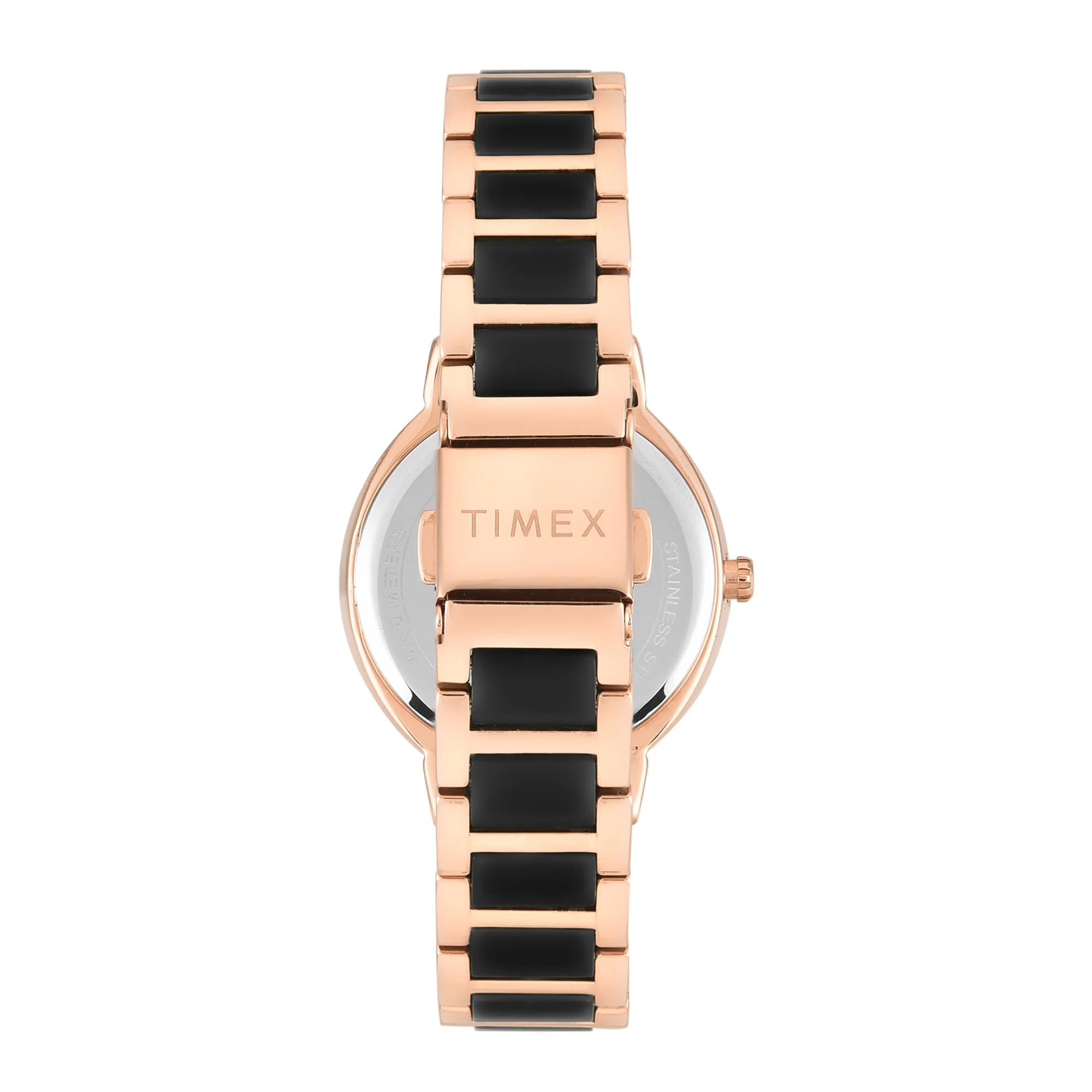 Timex Round 33mm Black Dial Analog Women Watch - TWEL274SMU03 - Image 6