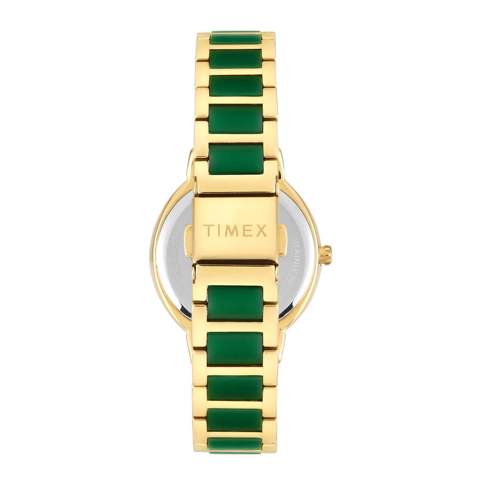 Timex Round 33mm Green Dial Analog Women Watch - TWEL274SMU01 - Image 6