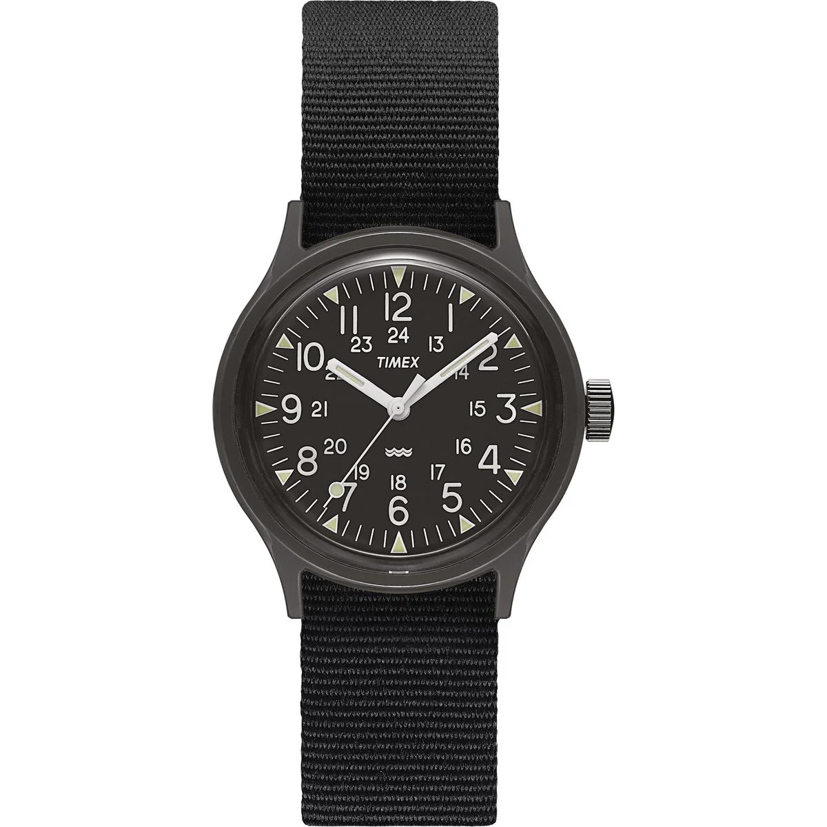 Timex Round 36mm Black Dial Analog Unisex Watch - TW2R13800UJ