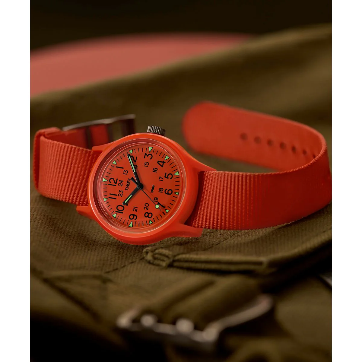 Timex Round 36mm Orange Dial Analog Men Watch - TW2W91300UJ - Image 6