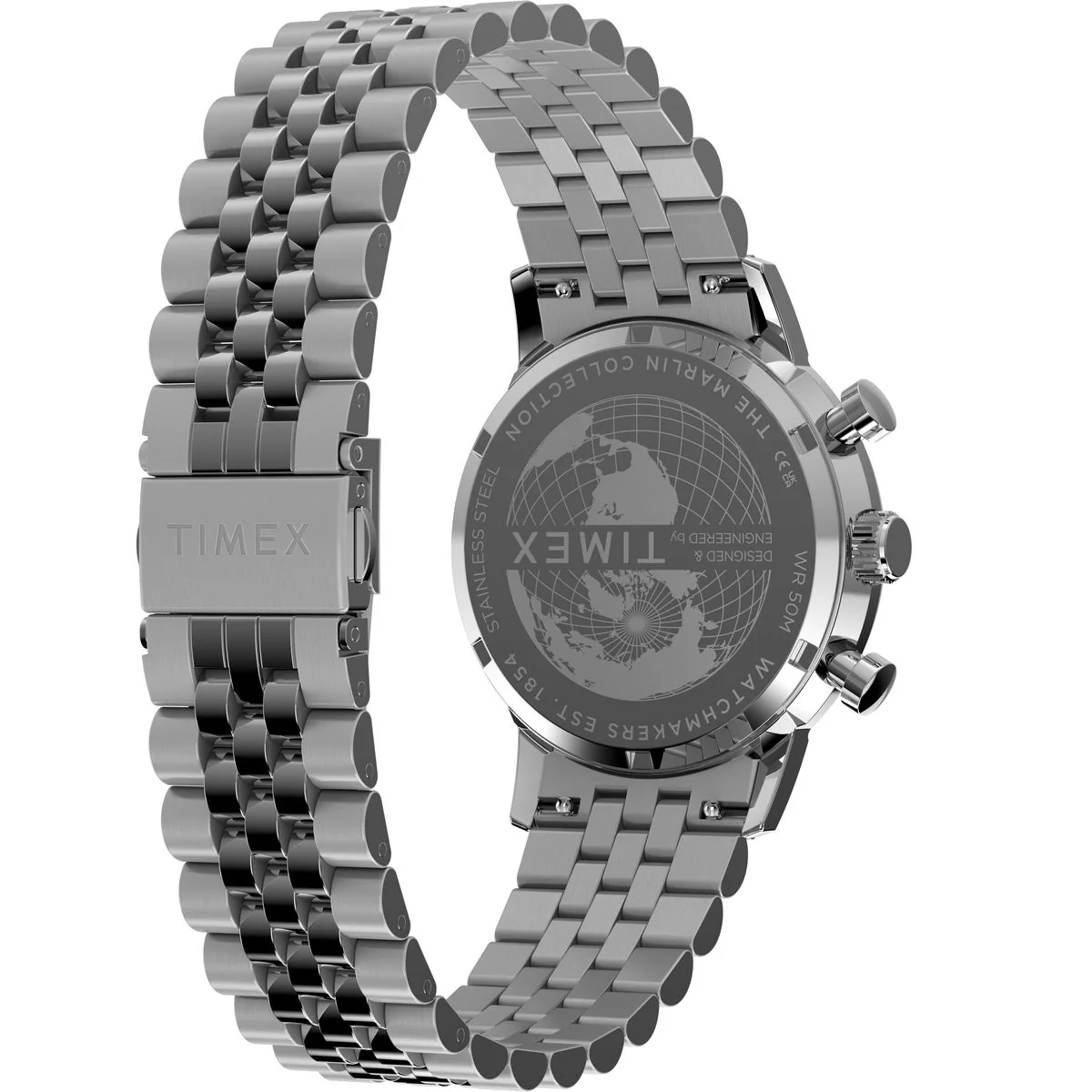 Timex Round 40mm Blue Dial Analog Men Watch - TW2Y66500UJ - Image 5