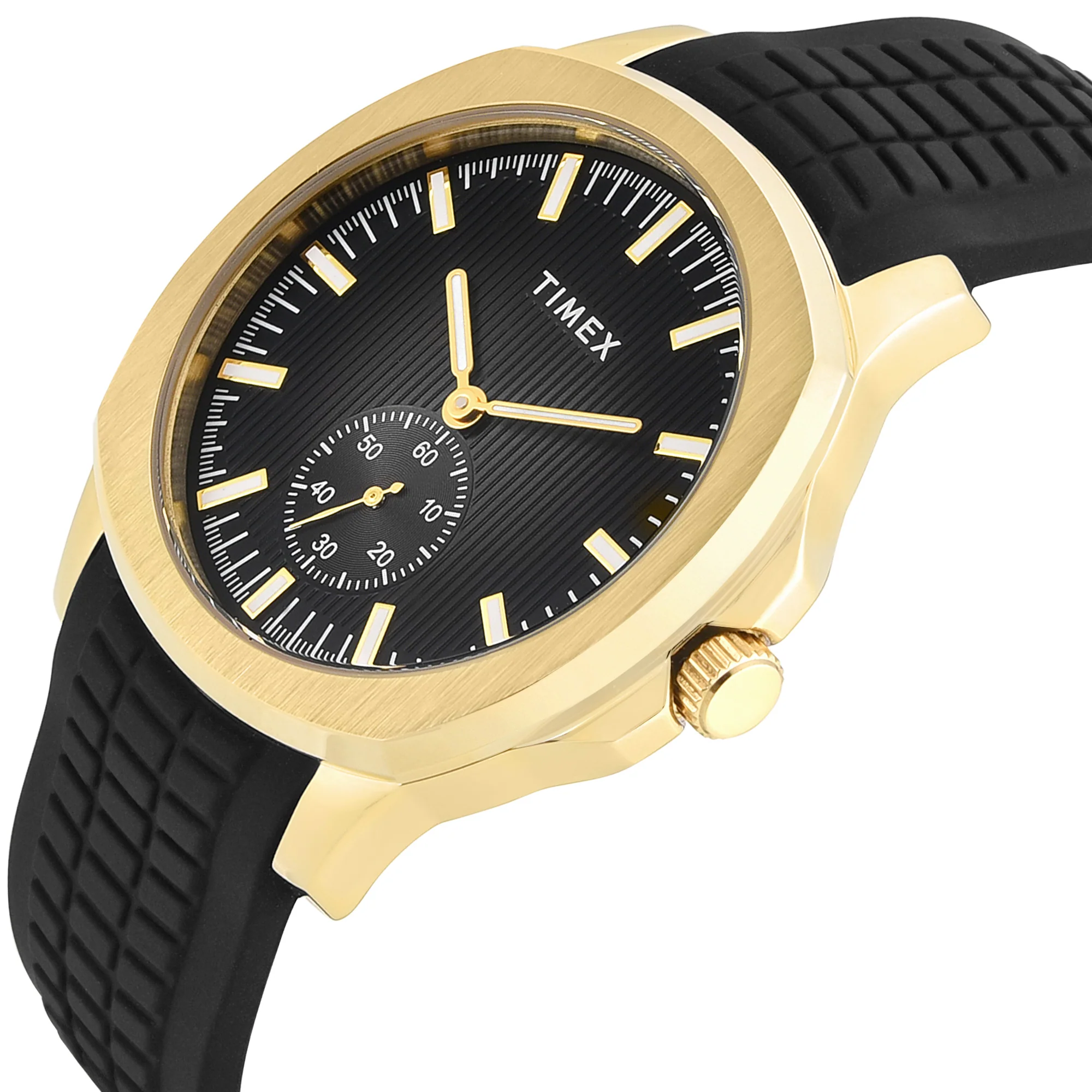 Timex Round 42mm Black Dial Analog Men Watch - TWEG352SMU03 - Image 2