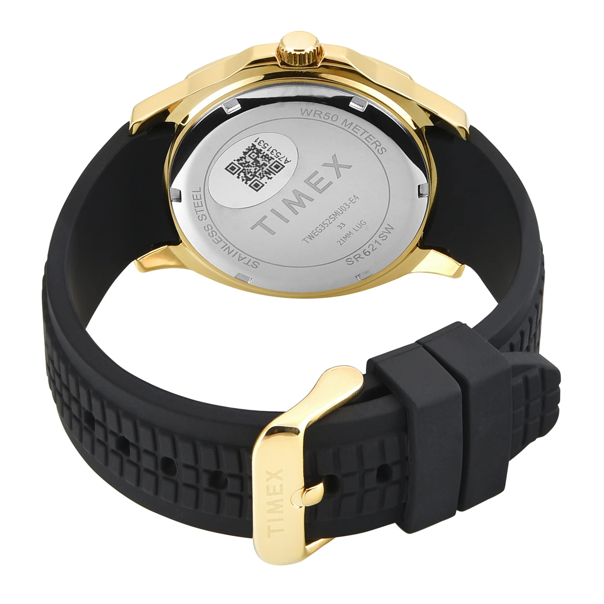 Timex Round 42mm Black Dial Analog Men Watch - TWEG352SMU03 - Image 3