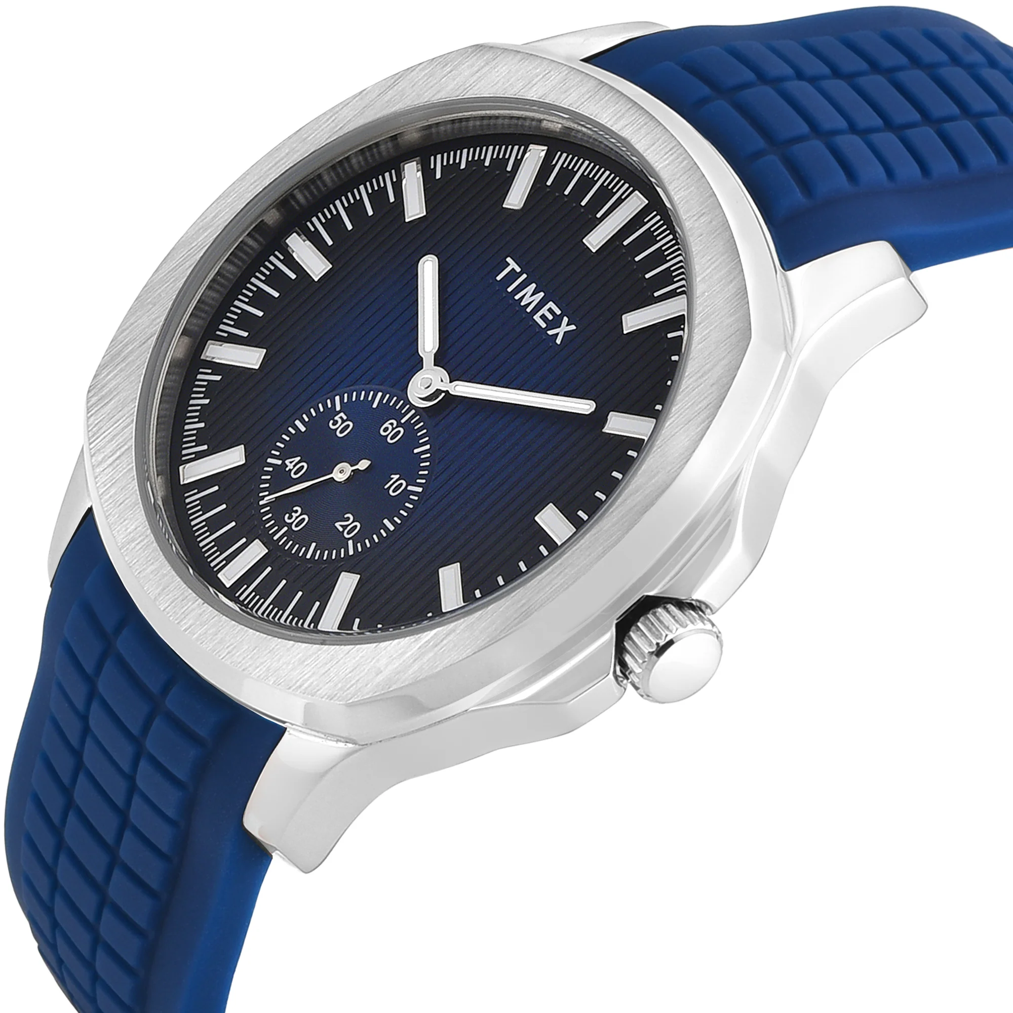 Timex Round 42mm Blue Dial Analog Men Watch - TWEG352SMU02 - Image 2
