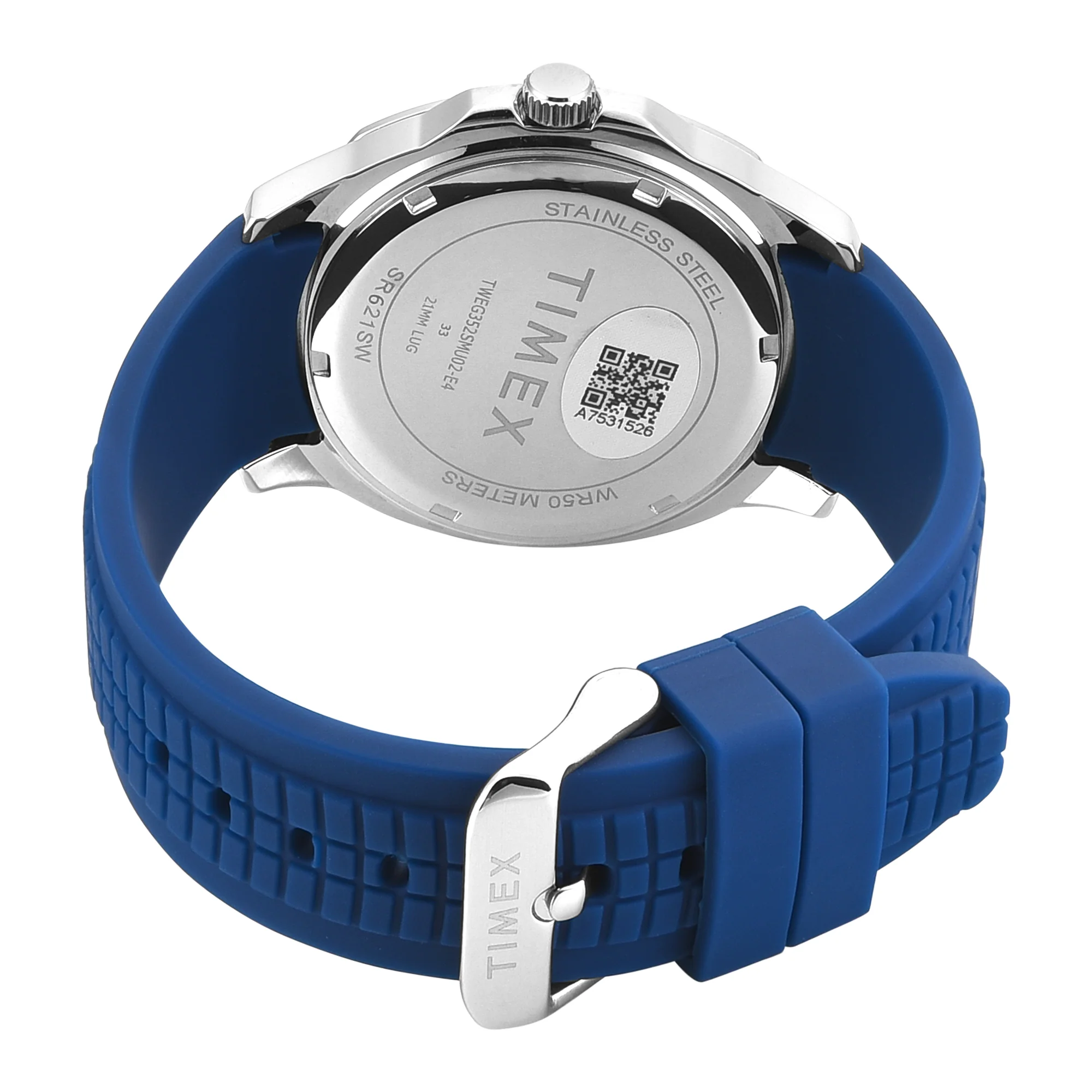 Timex Round 42mm Blue Dial Analog Men Watch - TWEG352SMU02 - Image 3