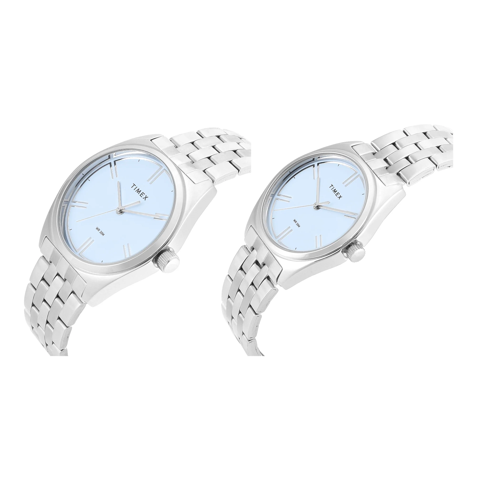 Timex Round 42mm Blue Dial Analog Pair Watch - TW00PR360 - Image 5