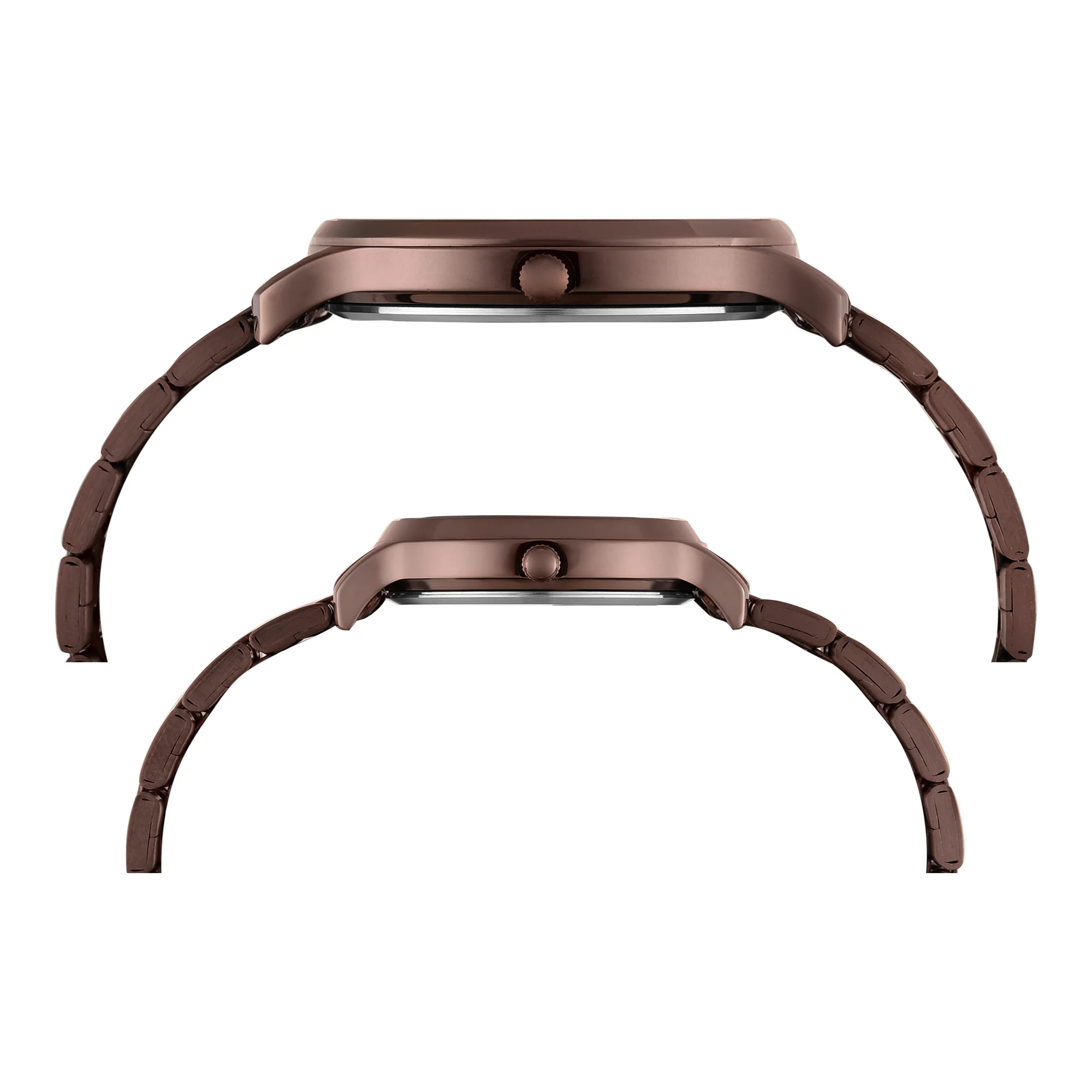 Timex Round 42mm Brown Dial Analog Pair Watch - TW00PR364 - Image 5