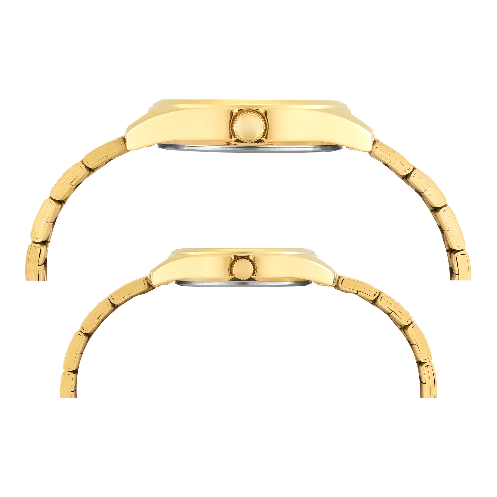 Timex Round 42mm Champagne Dial Analog Pair Watch - TW00PR362 - Image 4