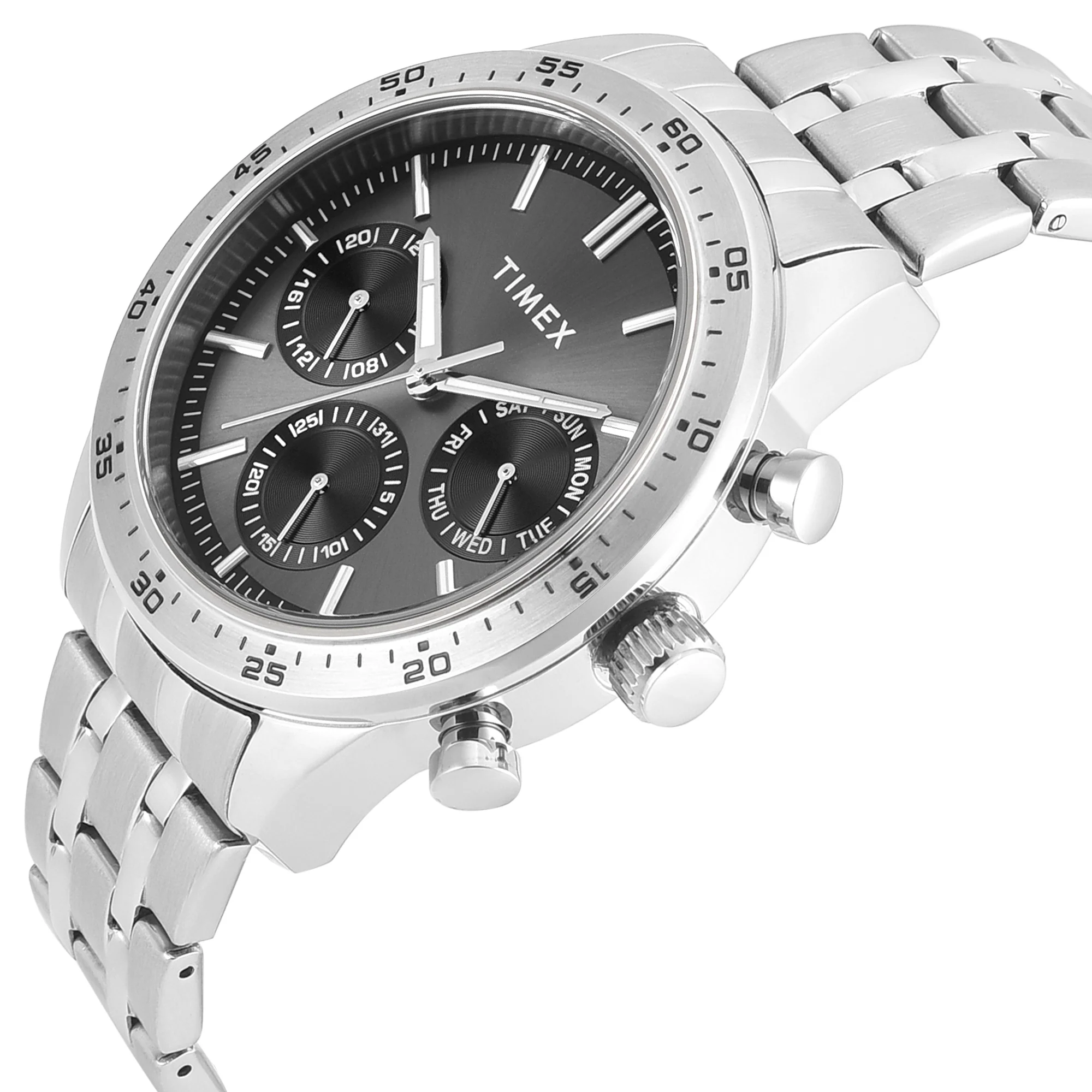 Timex Round 42mm Grey Dial Analog Men Watch - TWEG354SMU01 - Image 2