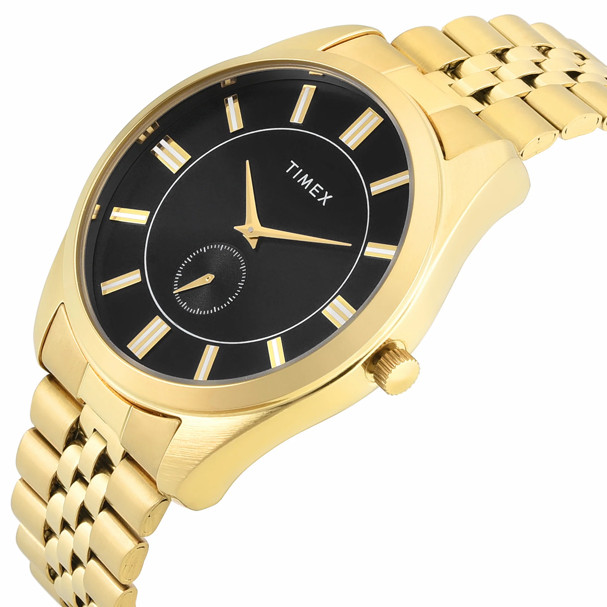 Timex Round 43mm Black Dial Analog Men Watch - TWTG104SMU10 - Image 2