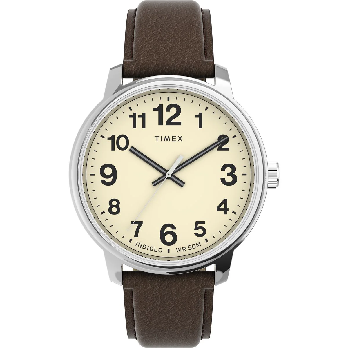 Timex Round 43mm Cream Dial Analog Men Watch - TW2V21300UJ
