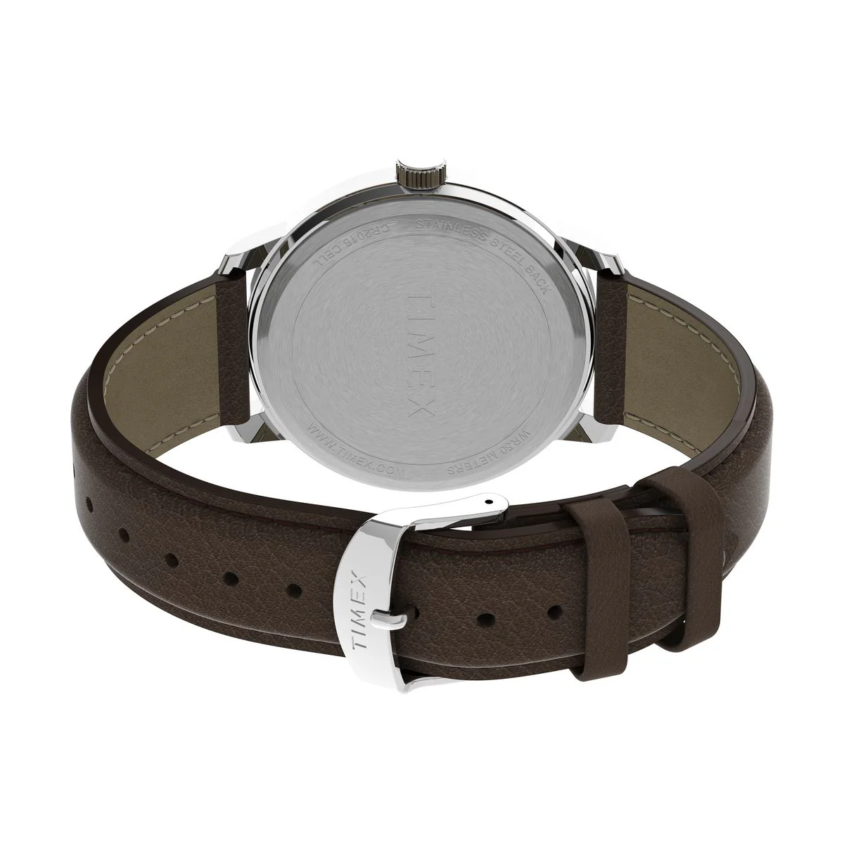 Timex Round 43mm Cream Dial Analog Men Watch - TW2V21300UJ - Image 5