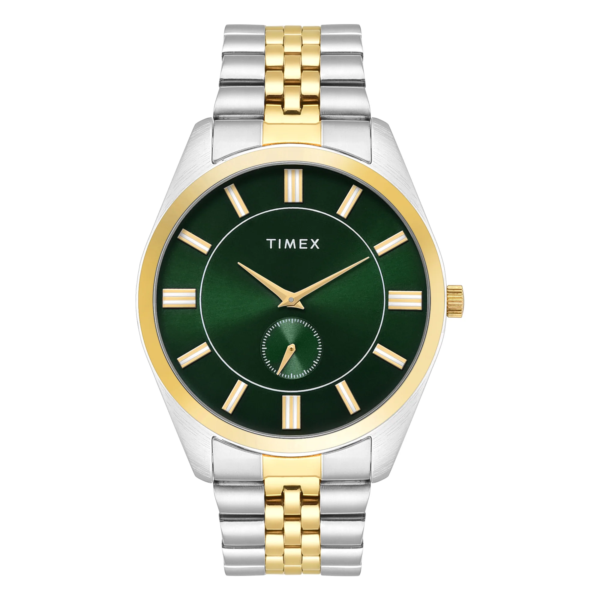 Timex Round 43mm Green Dial Analog Men Watch - TWTG104SMU12