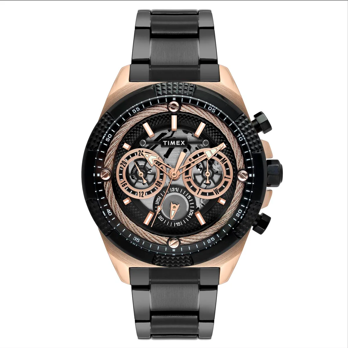 TIMEX Round Black Dial Analog Men's Watch - TWEG27702