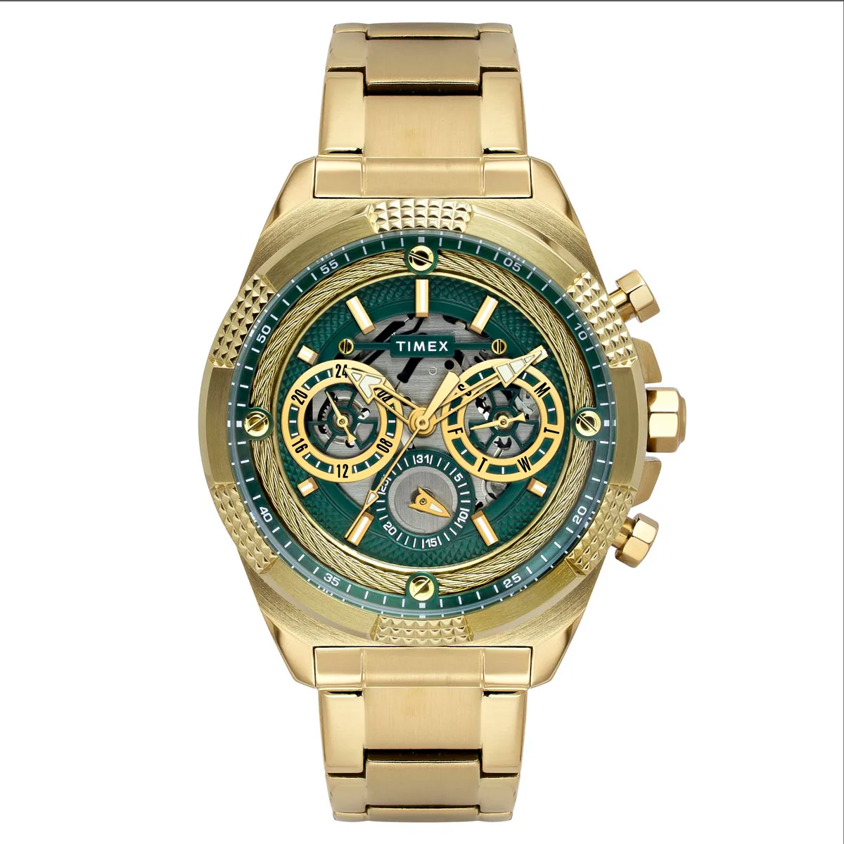 TIMEX Round Green Dial Analog Men's Watch - TWEG27700