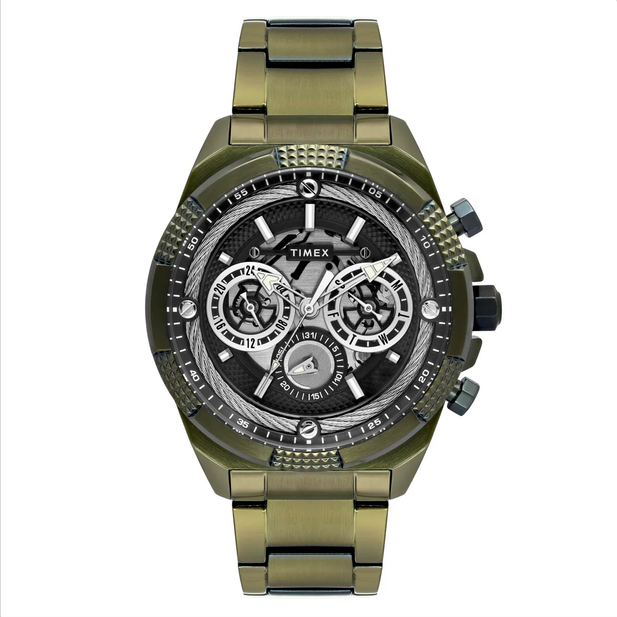 TIMEX Round Green Dial Analog Men's Watch - TWEG27701
