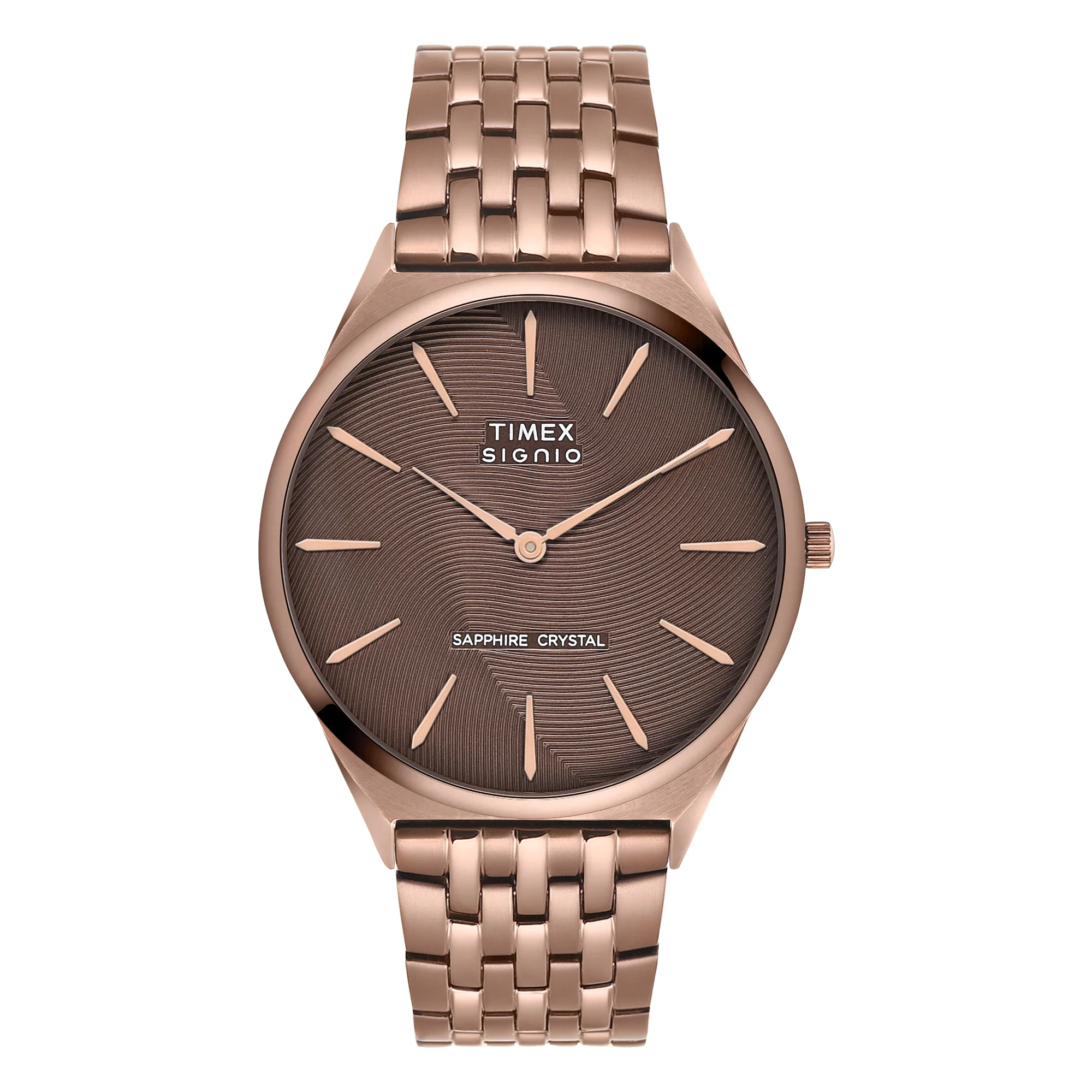 Timex Signio Round 40mm Brown Dial Analog Men Watch - TWEG34202