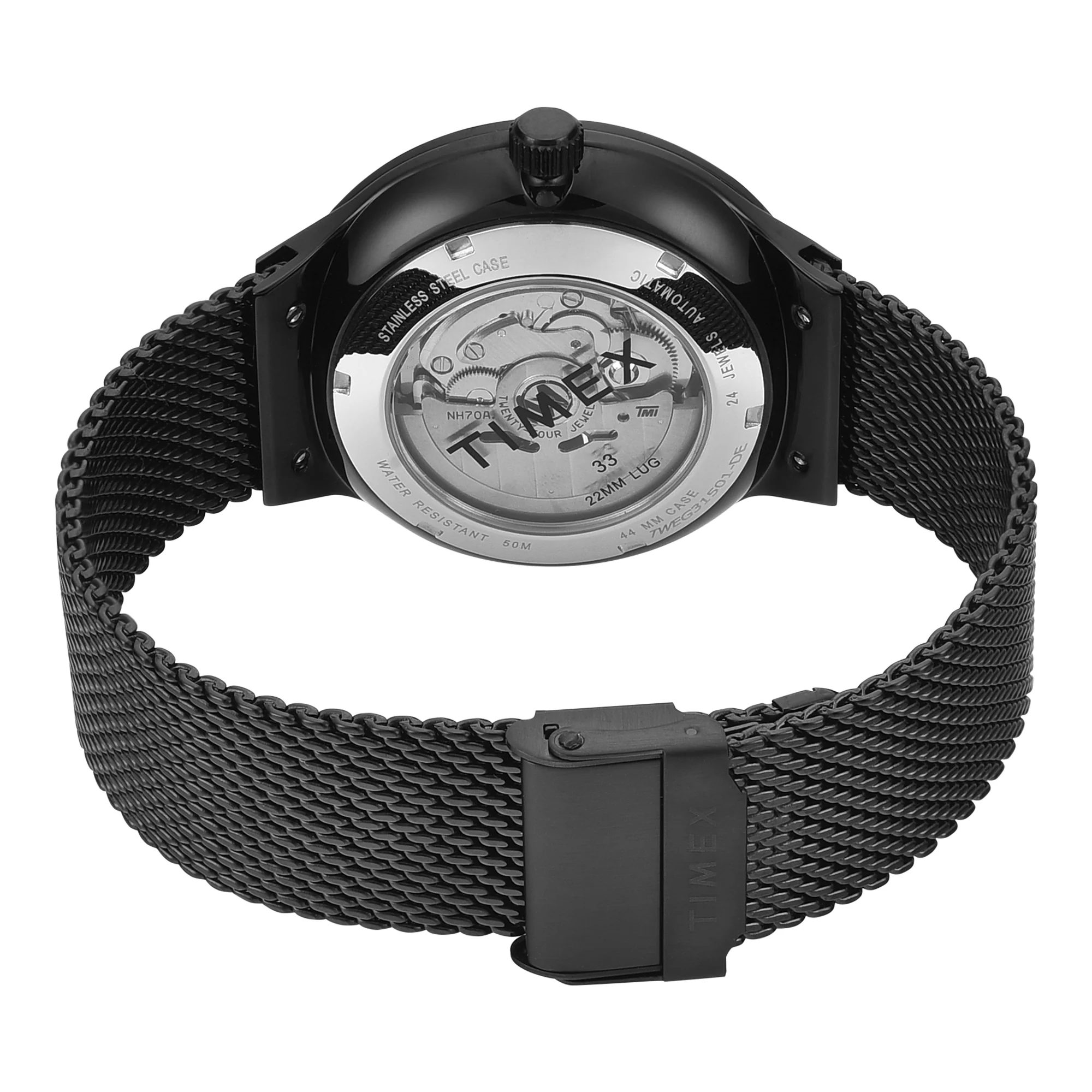 Timex Signio Round 44mm Black Dial Analog Men Watch - TWEG31501 - Image 3