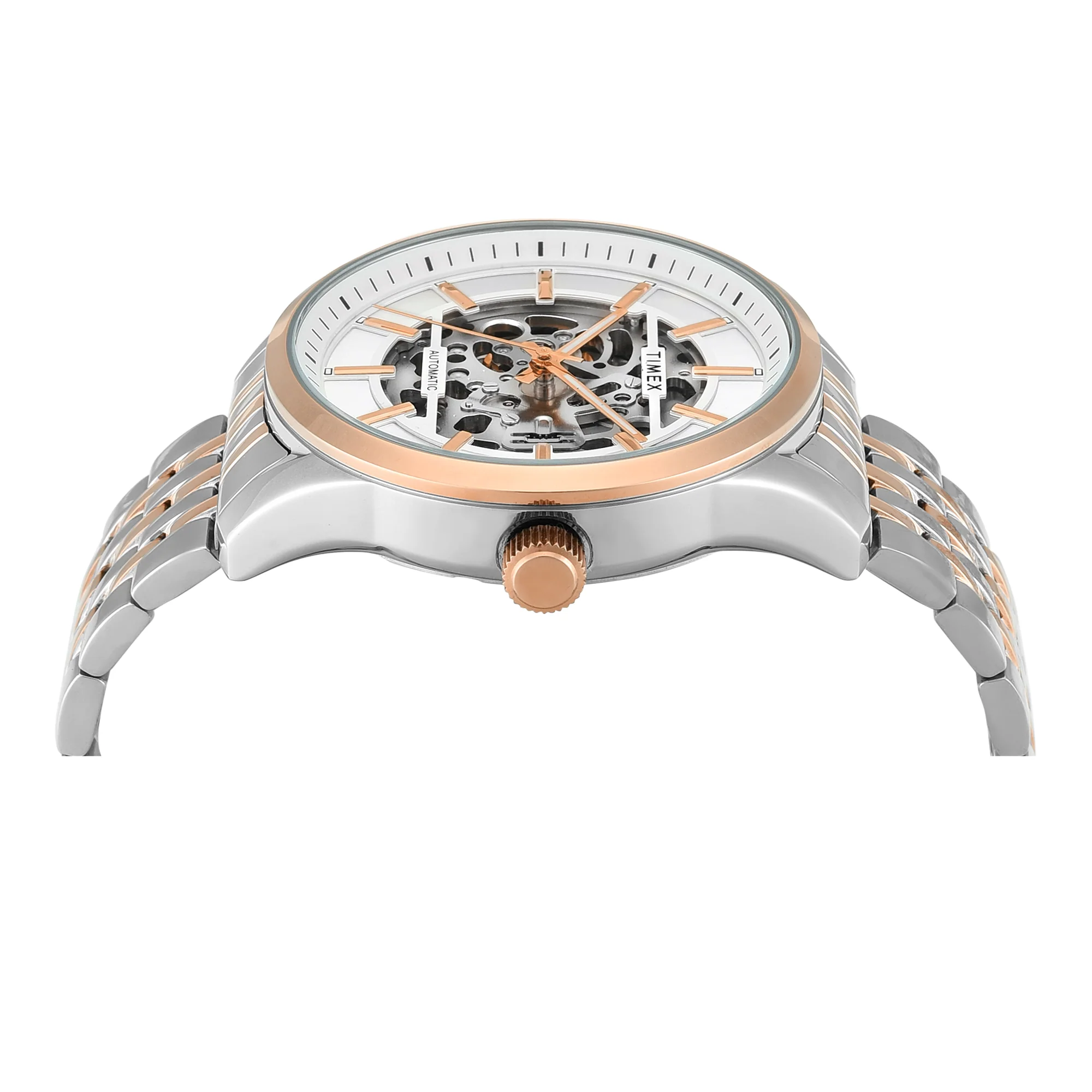 Timex Signio Round 45mm Silver Dial Analog Men Watch - TWEG31601 - Image 4