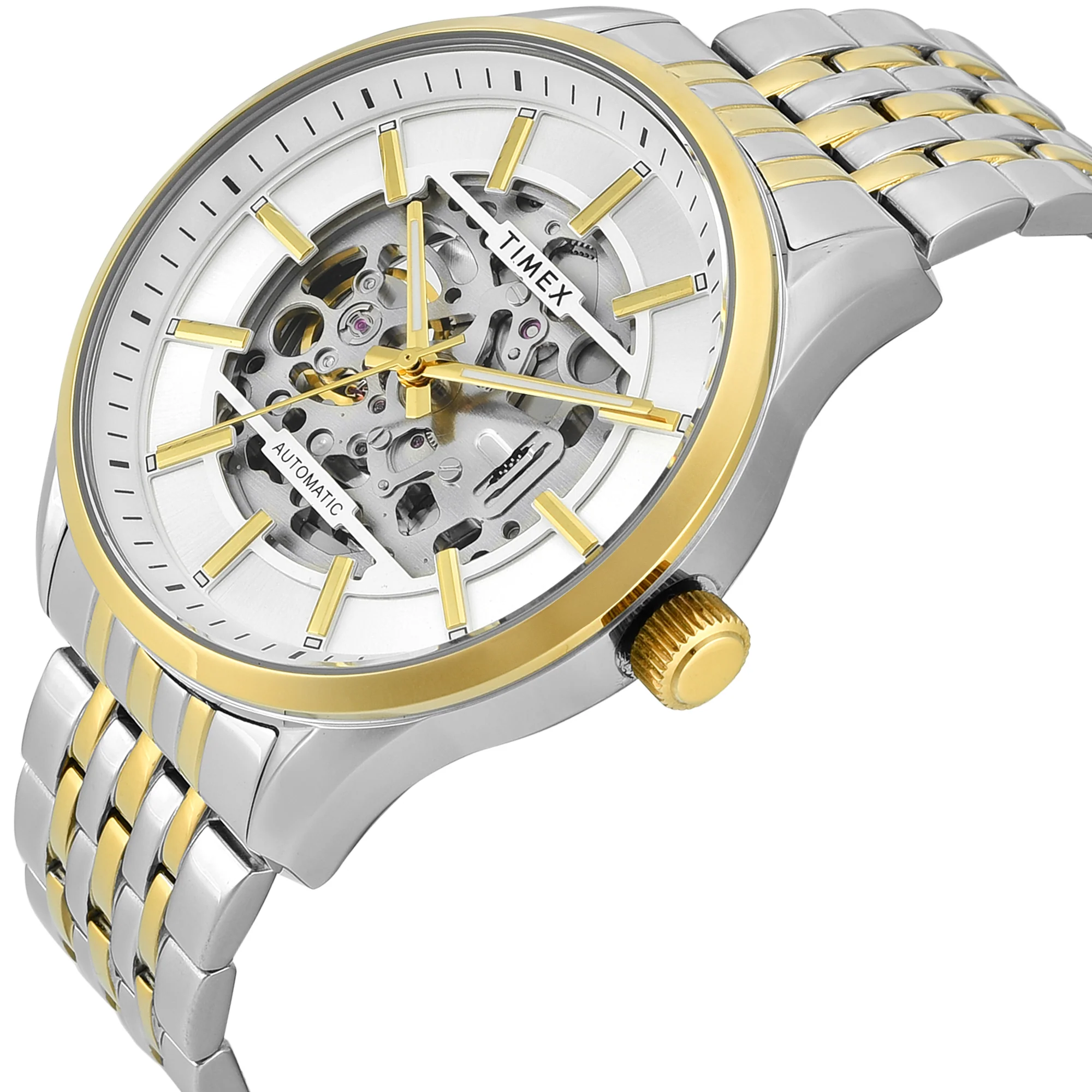Timex Signio Round 45mm Silver Dial Analog Men Watch - TWEG31602 - Image 2