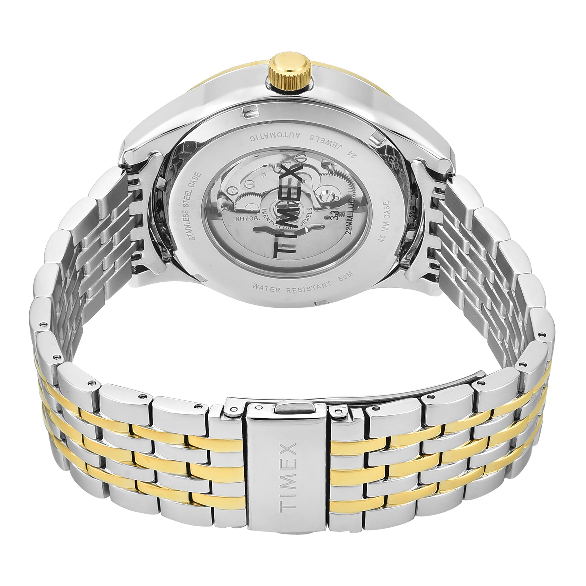 Timex Signio Round 45mm Silver Dial Analog Men Watch - TWEG31602 - Image 3