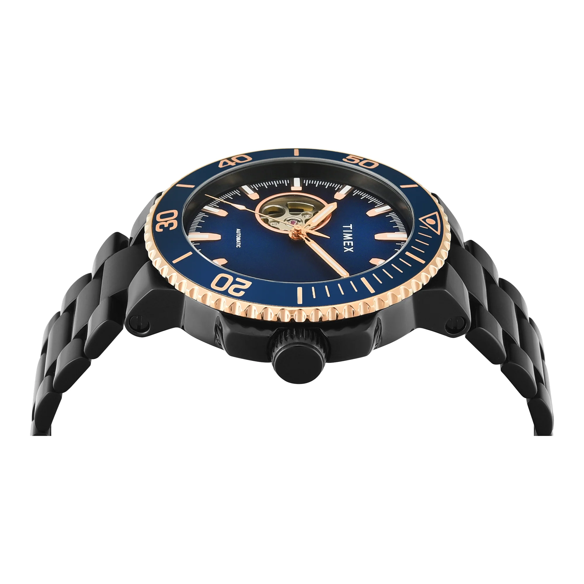 Timex Signio Round 46mm Blue Dial Automatic Men Watch - TWEG31702 - Image 4