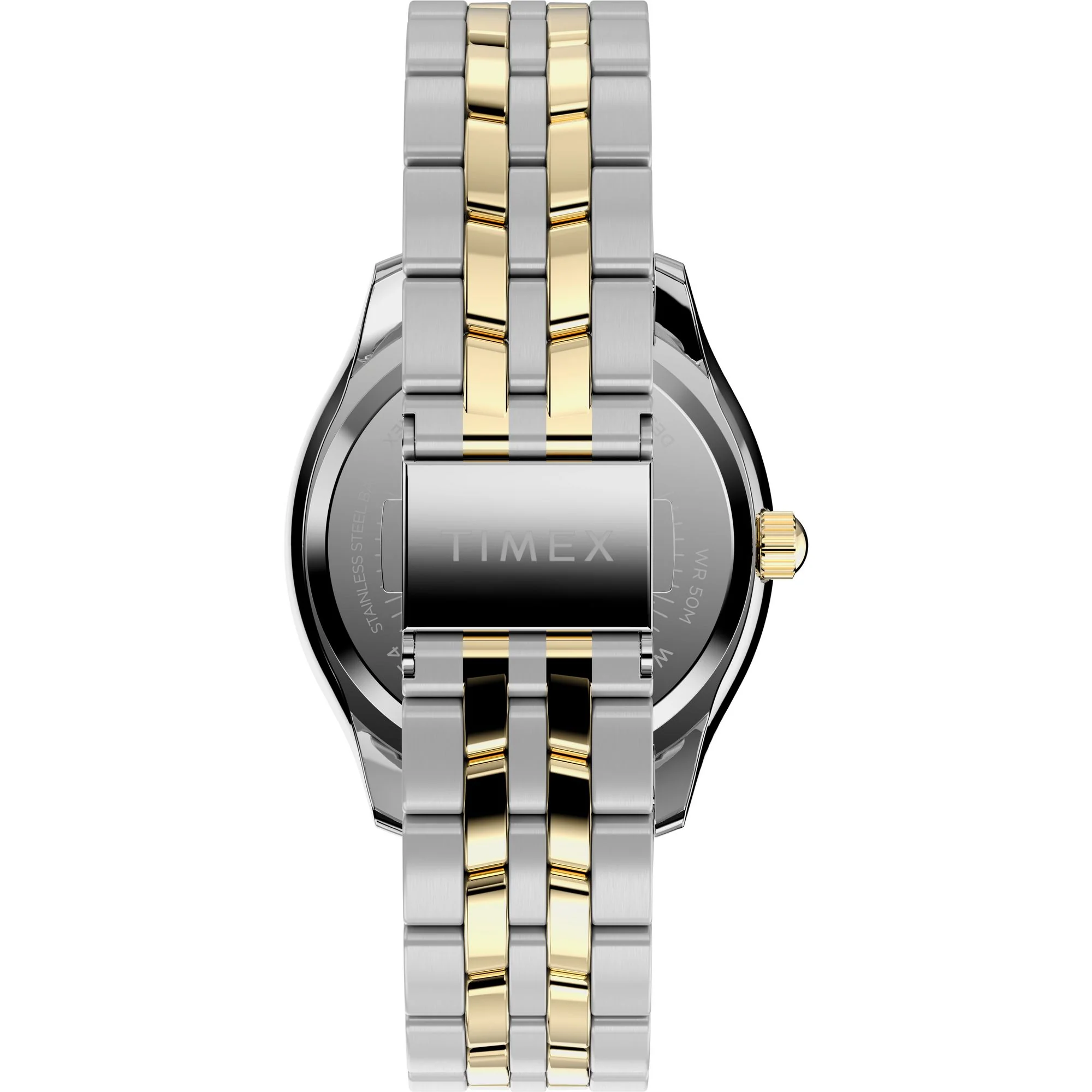 TIMEX Silver-Tone Round Dial Analog Women's Watch - TW2W17700UJ - Image 3