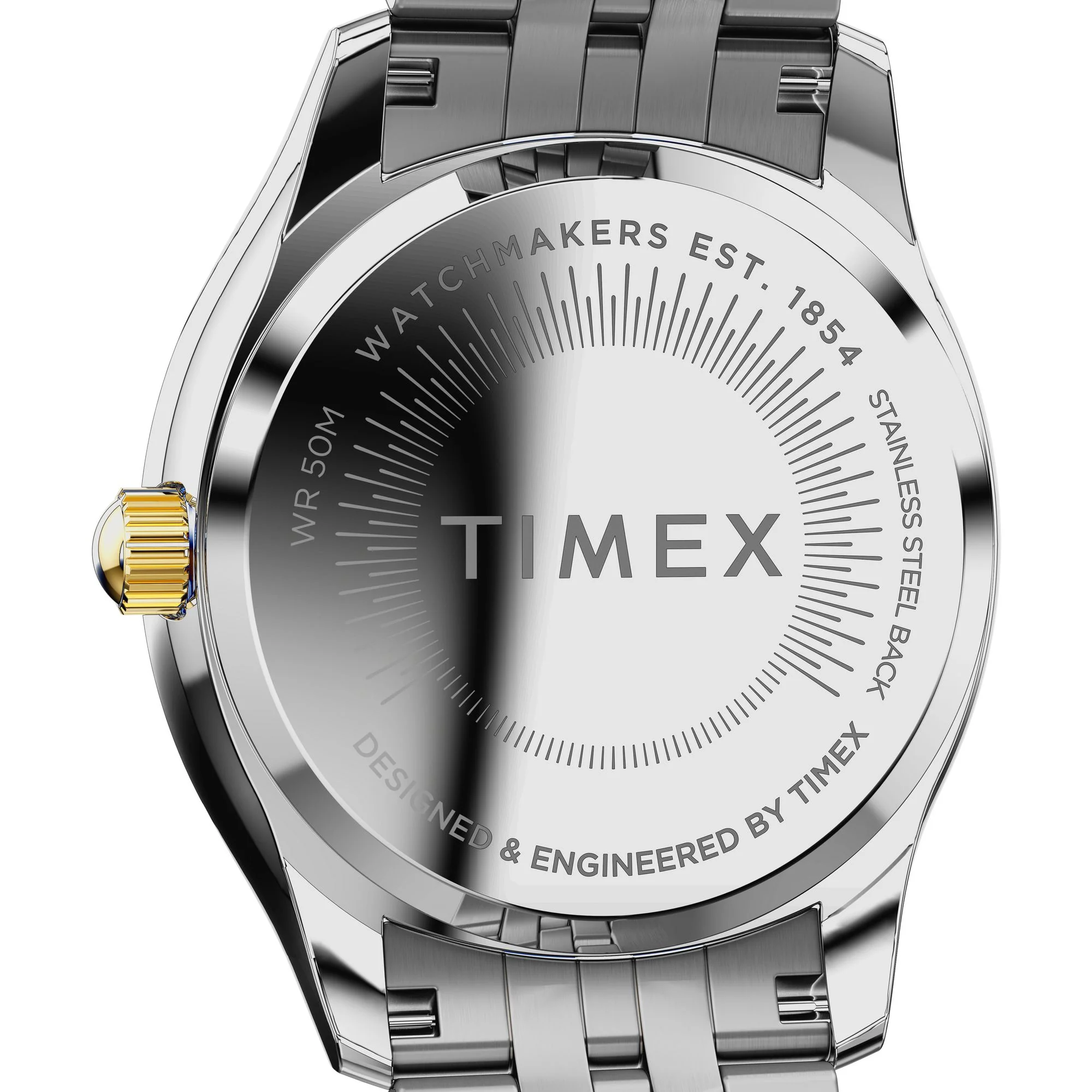 TIMEX Silver-Tone Round Dial Analog Women's Watch - TW2W17700UJ - Image 4