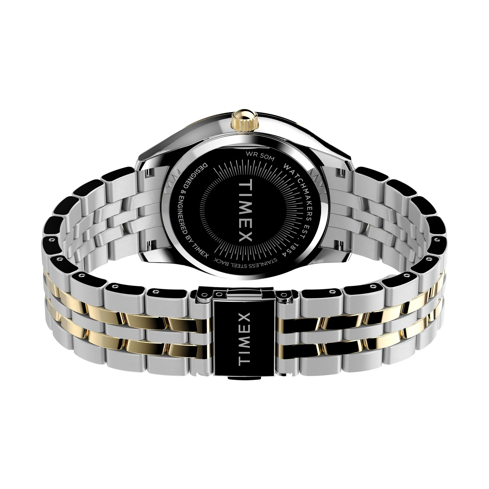 TIMEX Silver-Tone Round Dial Analog Women's Watch - TW2W17700UJ - Image 5