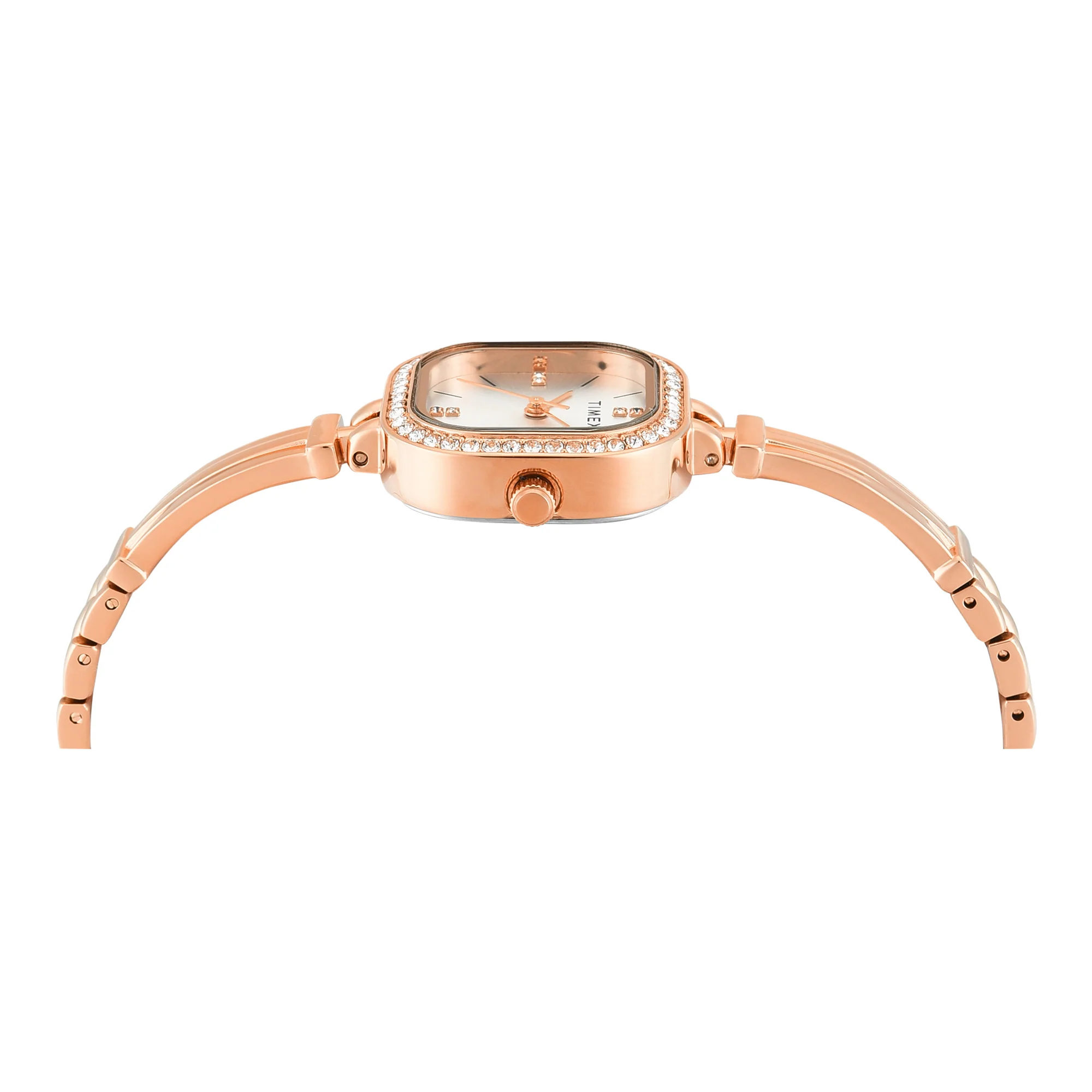 TIMEX Silver-Tone Square Dial Analog Women's Watch - TWEL22901 - Image 4