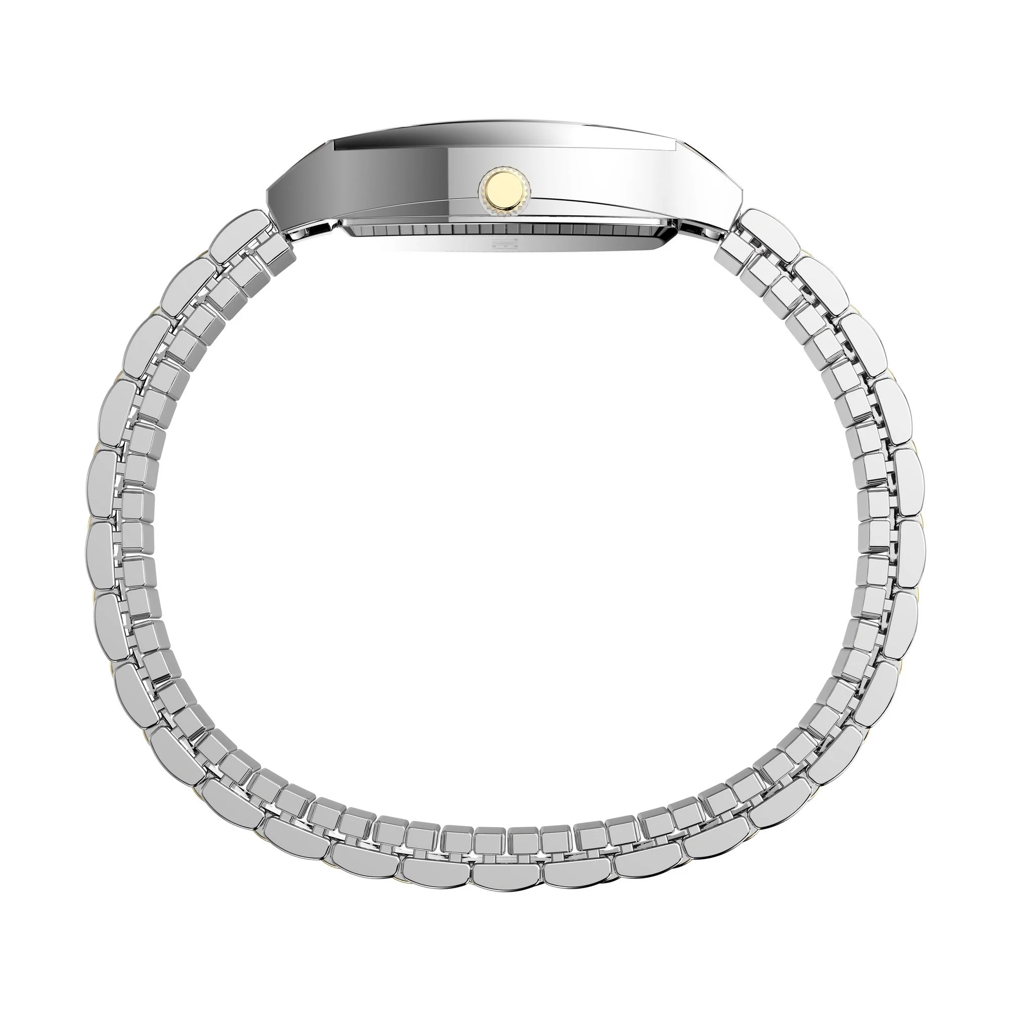 TIMEX Main Street Tonneau 21mm Silver-Tone Dial Analog Women Watch - TW2V25500JQ - Image 2