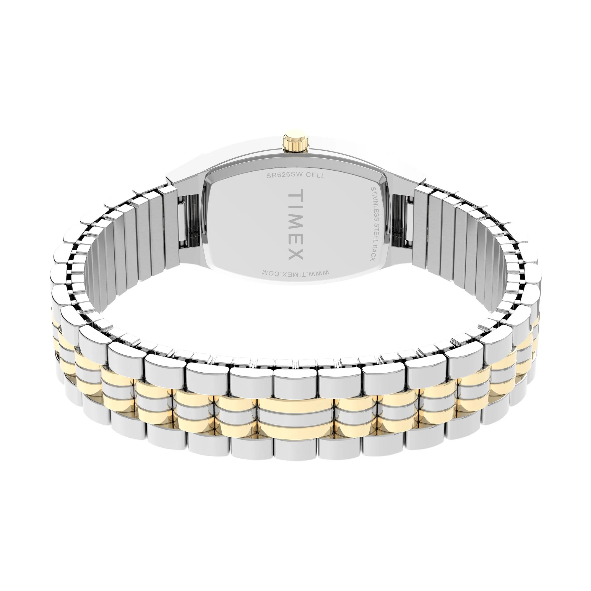 TIMEX Main Street Tonneau 21mm Silver-Tone Dial Analog Women Watch - TW2V25500JQ - Image 5