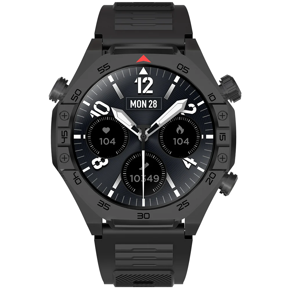 Timex Smart NexGen 1.43 inches (3.6cm) Display with Functional Crown and BT Calling Smartwatch For Unisex - TWTXW702T