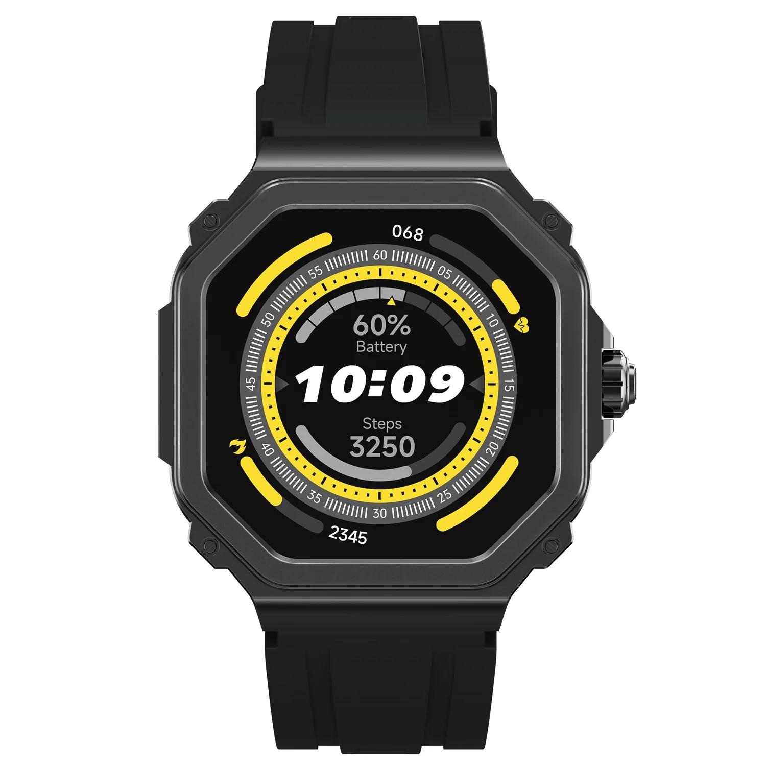 TIMEX Smart Nova 1.43 inches (3.6cm) AMOLED Display with Functional Crown and BT Calling Smartwatch for Unisex - TWTXW1000T