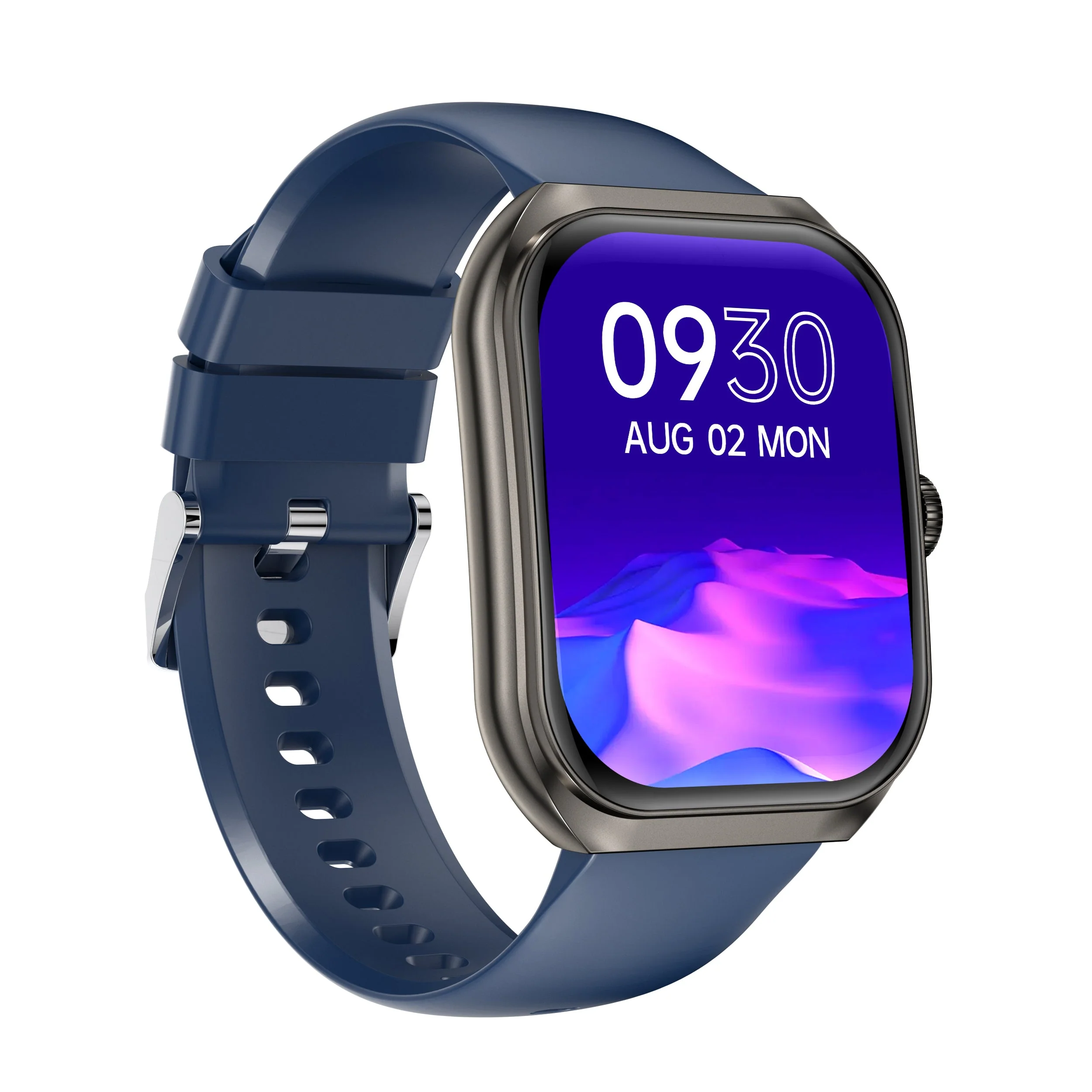 Timex Smart Progen 1.95 inches (4.95 cm) Curved AMOLED Display with Functional Crown and BT Calling Smartwatch For Unisex - TWTXW803T