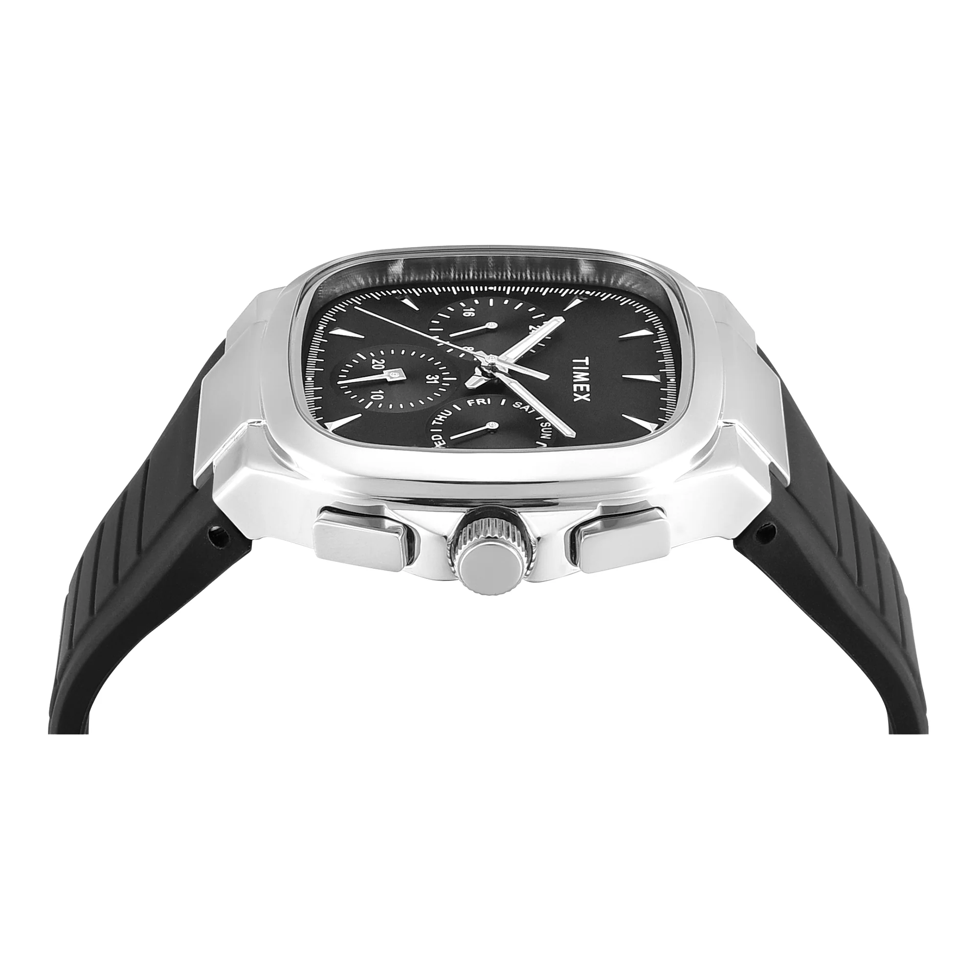 Timex Square 43mm Black Dial Analog Men Watch - TWEG353SMU01 - Image 4