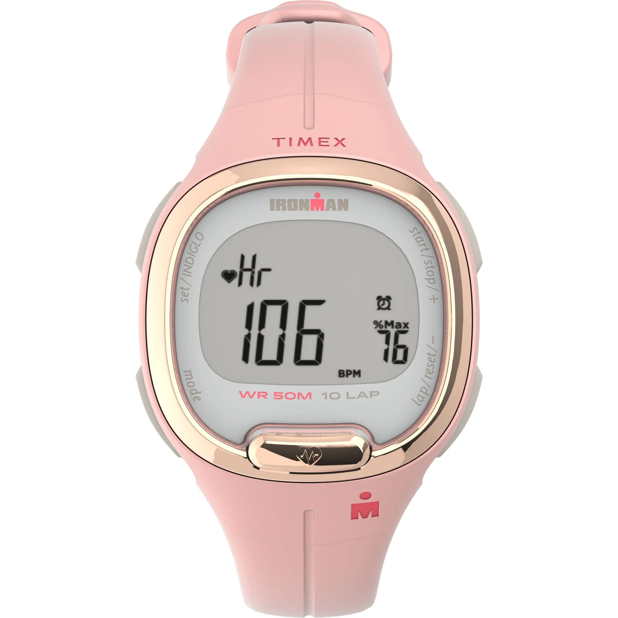 TIMEX T10 Grey Square Dial Digital Women's Watch - TW5M48100JQ