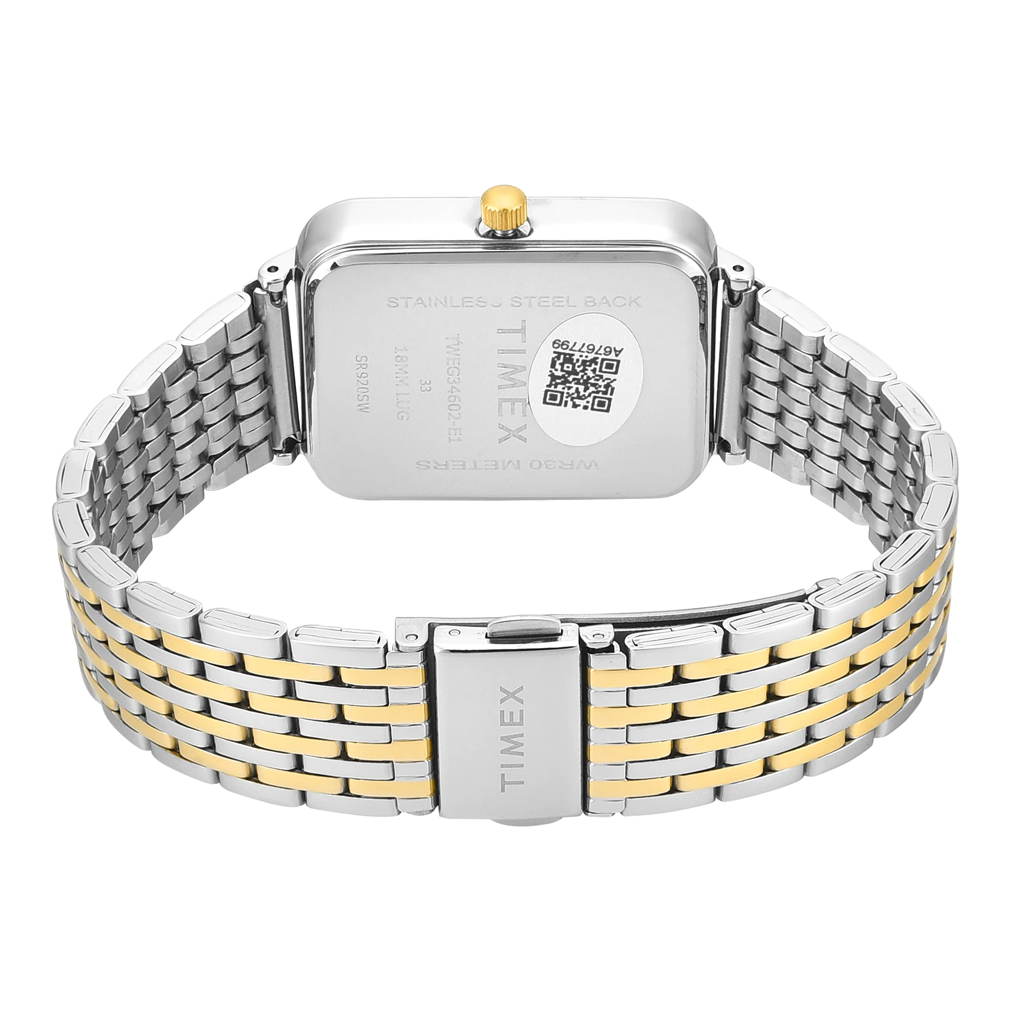 Timex Trendline Rectangle 30mm Silver Dial Analog Men Watch - TWEG34602 - Image 2