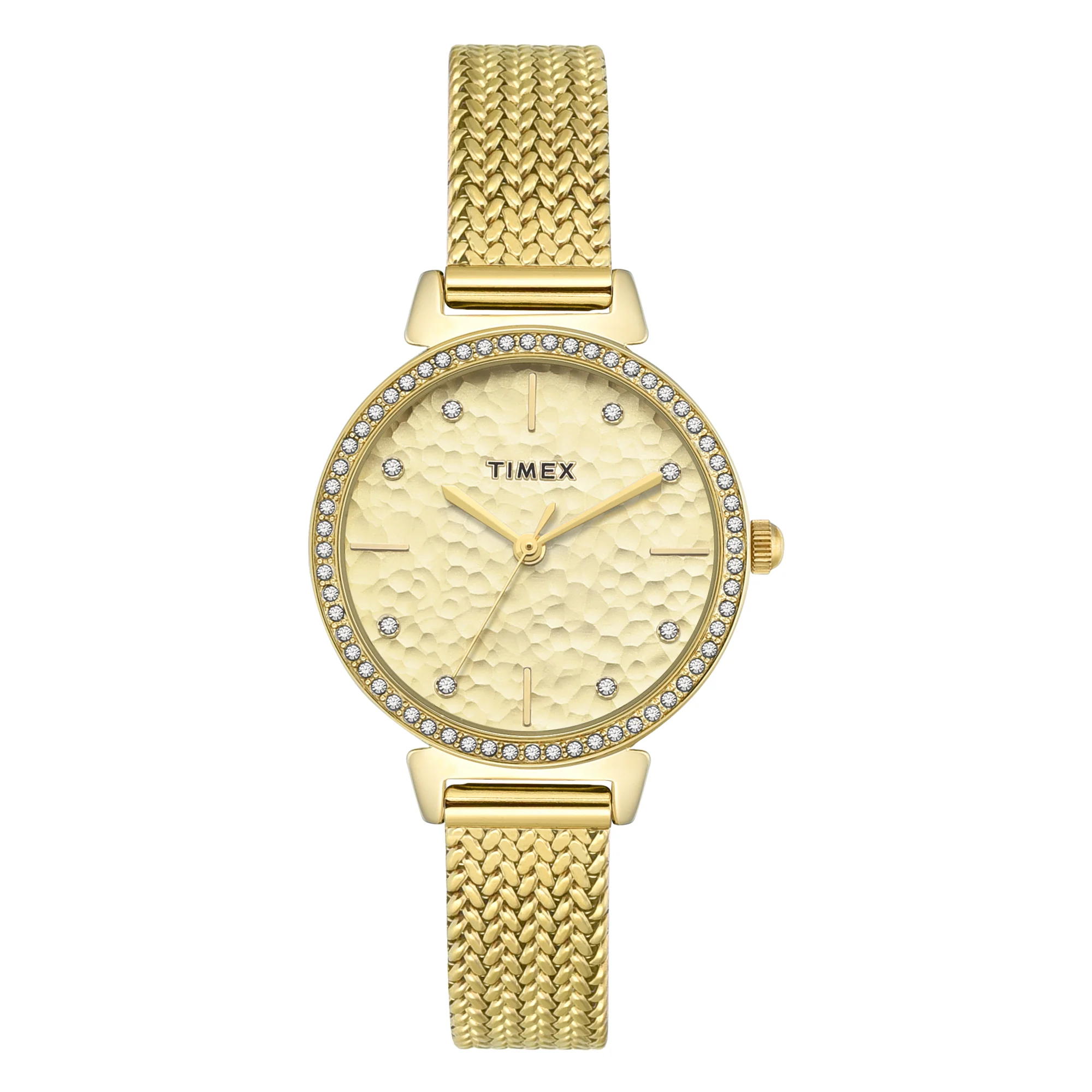Timex Trendline Round 32mm Champagne Dial Analog Women Watch - TWEL22303