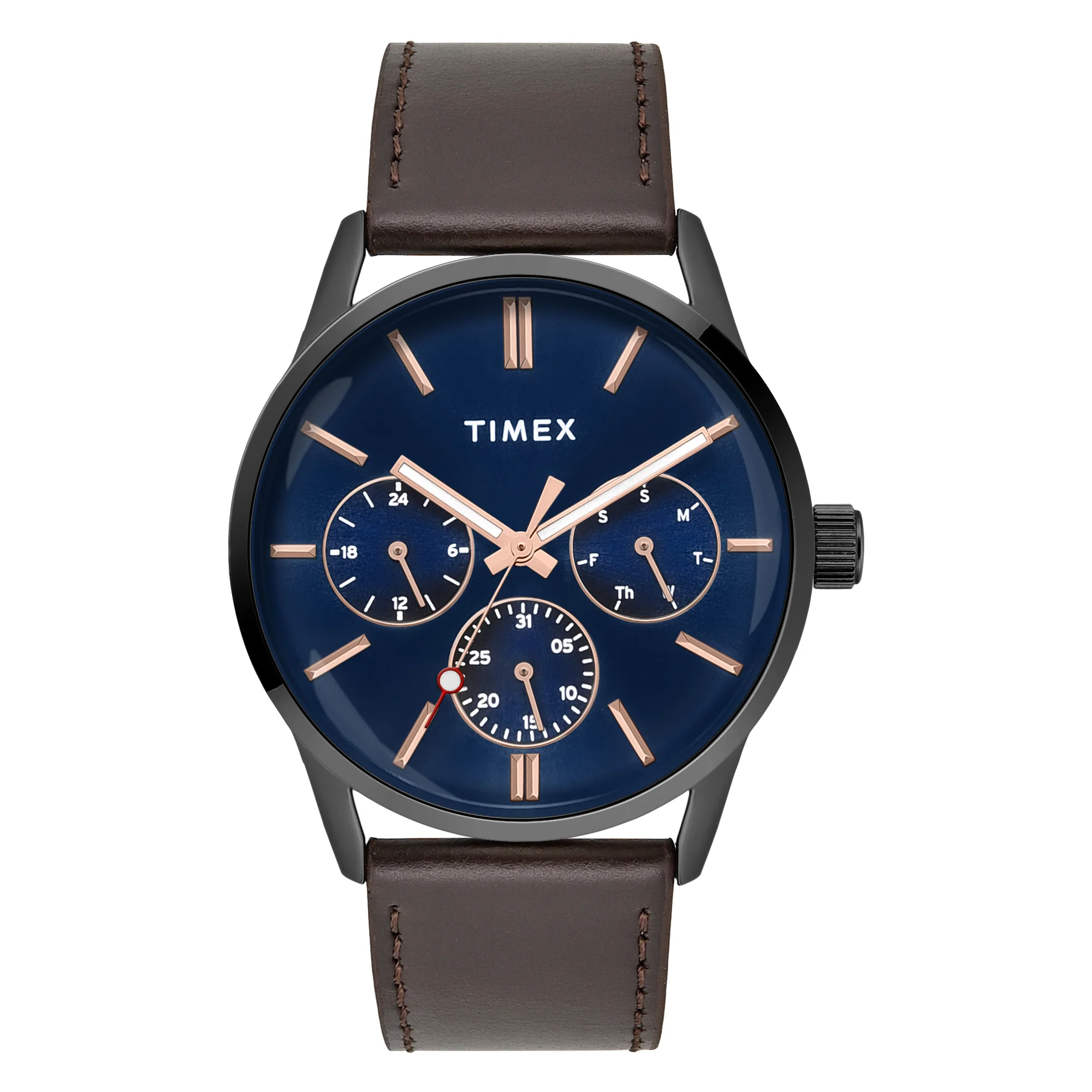 Timex Trendline Round 41mm Blue Dial Analog Men Watch - TWEG25515