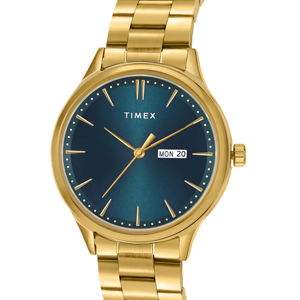 Timex Unisex Teal Round Analog Pair Watch- TW00ZP004 - Image 4