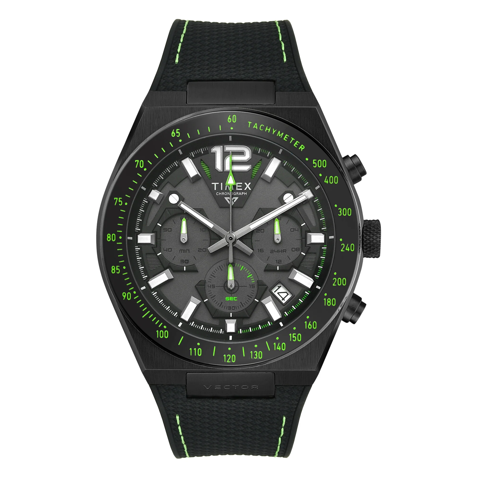TIMEX Vector Black Round Dial Analog Men's Watch - TWEG30800