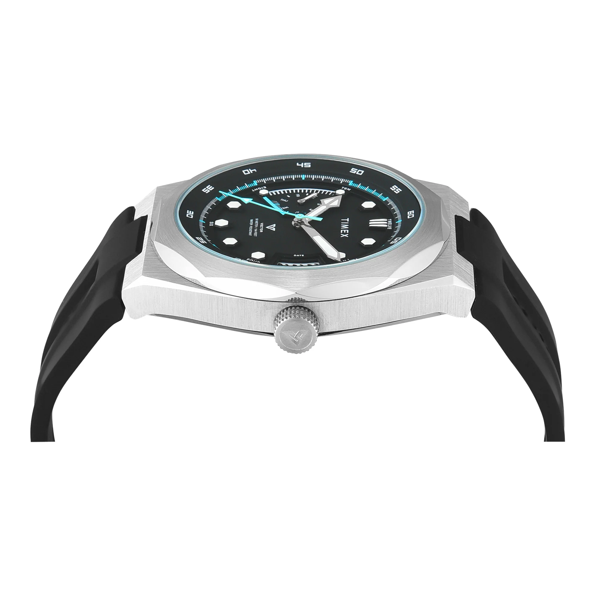 TIMEX Vector Black Round Dial Analog Men's Watch - TWEG31000 - Image 4