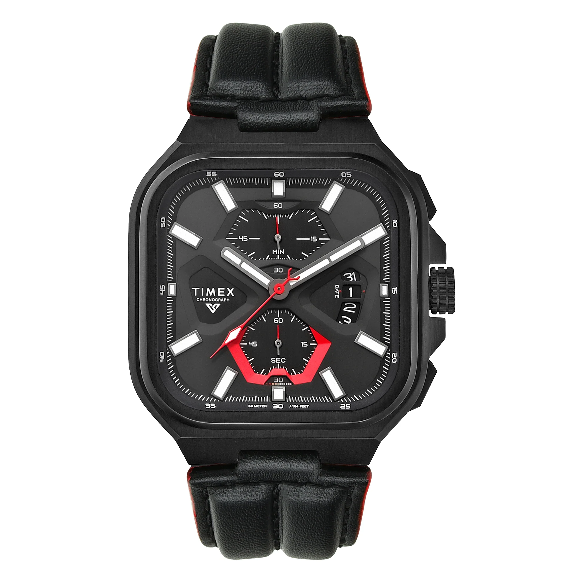 TIMEX Vector Black Square Dial Analog Men's Watch - TWEG30900