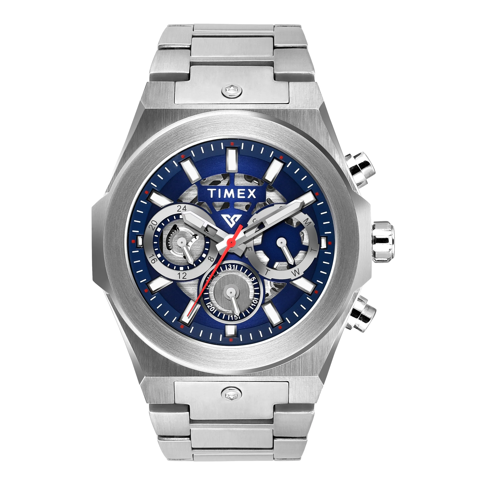 TIMEX Vector Men Blue Round Dial Analog Watch - TWEG26100